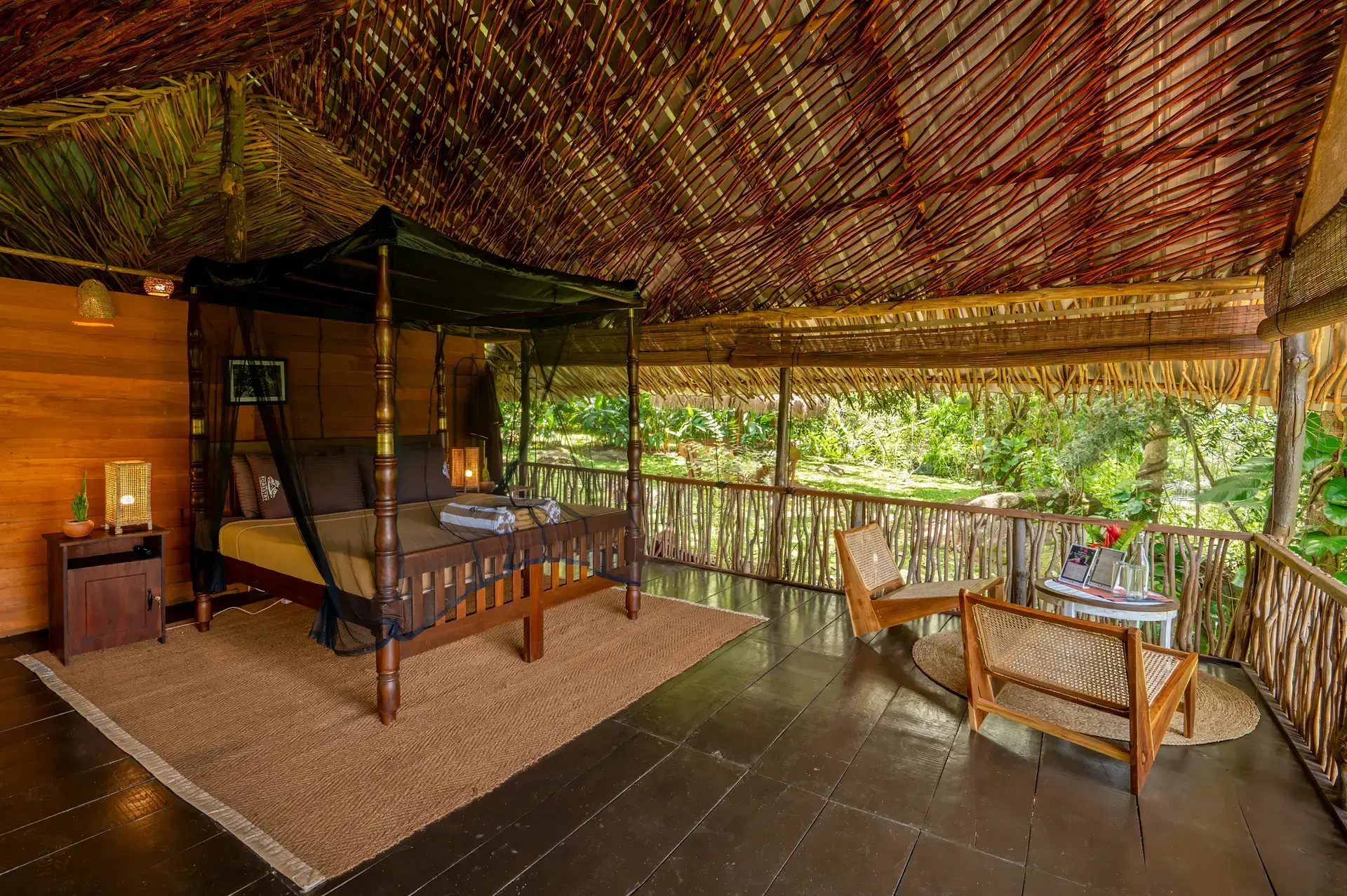 Inside the Woodpecker Chalet